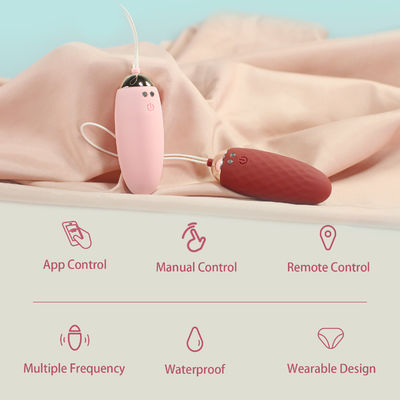 Smart APP Controlled Kegel Balls Vibrator Wireless Remote Rechargeable Koro