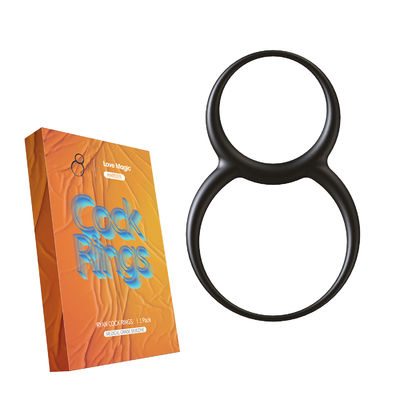 Medical Grade 30mm 42mm Silicone Dual Penis Ring