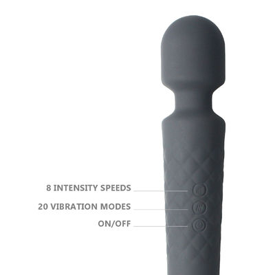 20x Multi Speed Vibrations Handheld Wand Massager Wireless Compact Power Personal